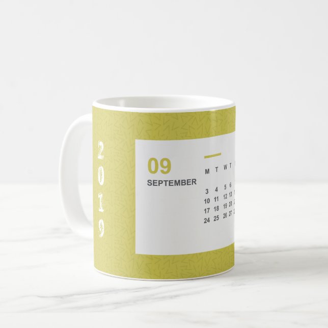 September 2019 coffee mug (Front Left)