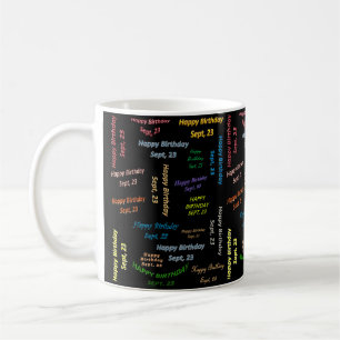 September, 23 Birthday Mug
