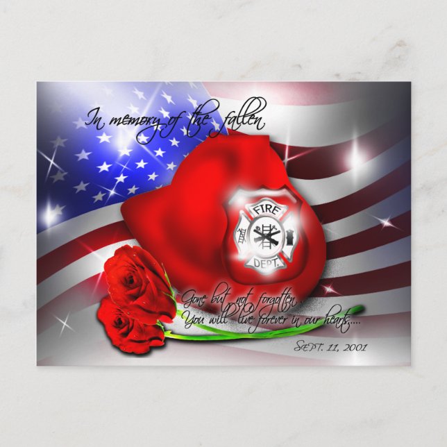 September 9/11 memorial Postcard (Front)