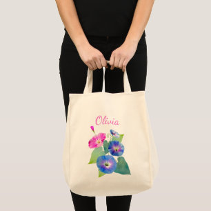 September birth flower gifts Morning glory Tote Bag