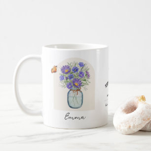 September Birth Month Flower Mug