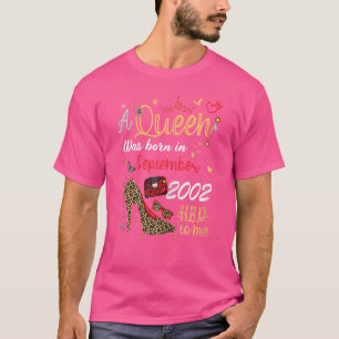 September Birthday A Queen Was Born In September 2 T-Shirt