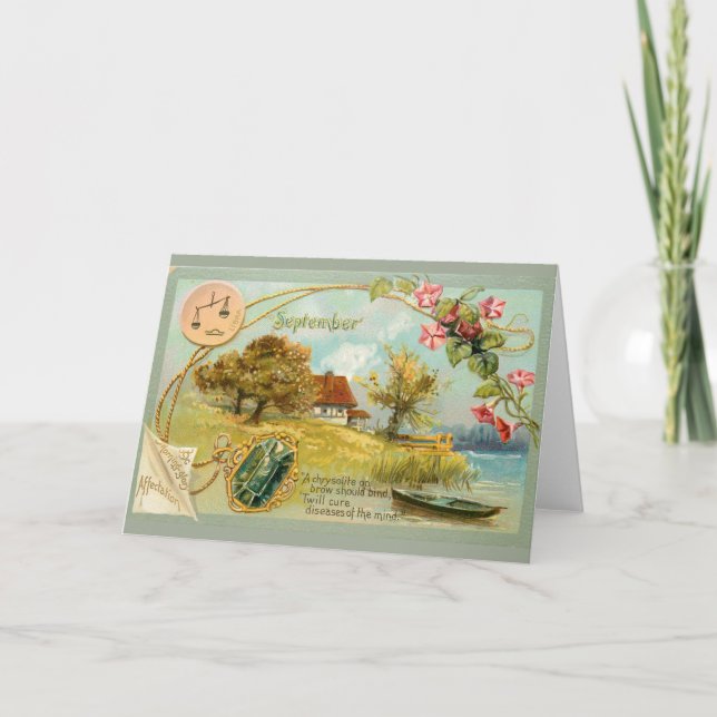 September Birthday Card (Front)