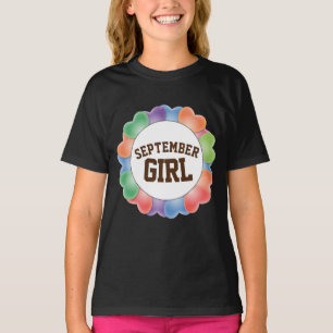 SEPTEMBER BIRTHDAY GIRL T-shirts