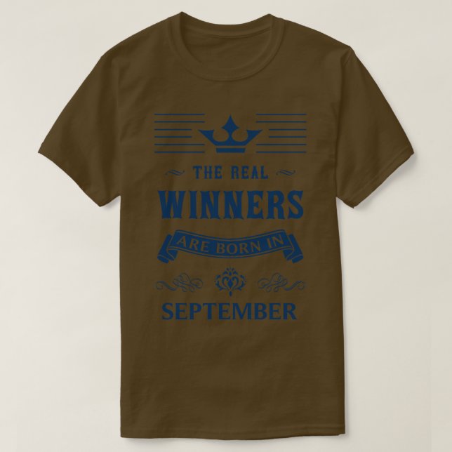 September birthday T-Shirt (Design Front)