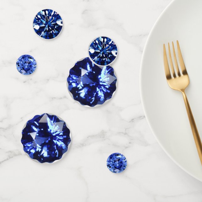 September Birthstone Sapphire Table Confetti (Group)