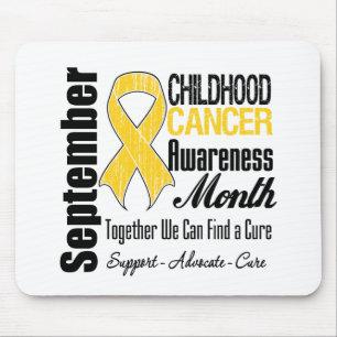 September Childhood Cancer Awareness Month Mouse Mat