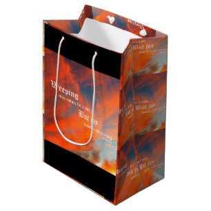September Clouds with Psalm 30:5 Medium Gift Bag