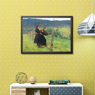 September Erik Werenskiold Fine Art Norway Poster