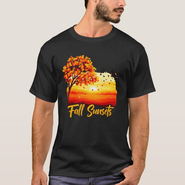 September - Fall Sunsets T-Shirt (Front)