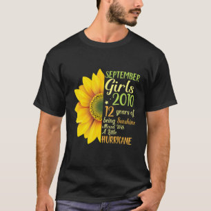September Girls 2010 12 Years Being Sunshine Mixed T-Shirt