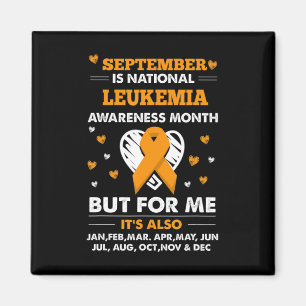 September is Leukaemia Awareness Month  Magnet