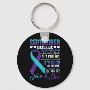 September Is National Suicide Prevention Awareness Key Ring