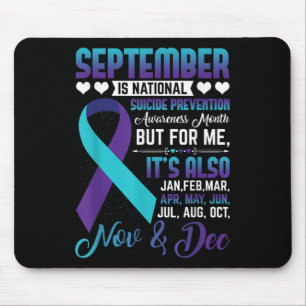 September Is National Suicide Prevention Awareness Mouse Mat