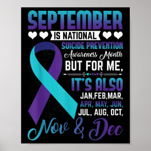 September Is National Suicide Prevention Awareness Poster