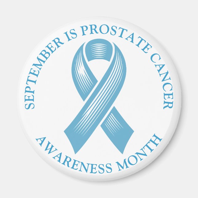 September is Prostate Cancer Awareness Month Magnet (Front)