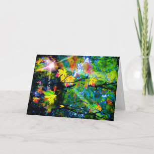 September Leaves Card