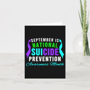 September National Suicide Prevention Awareness Mo Card