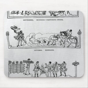 September, October, November and December Mouse Mat