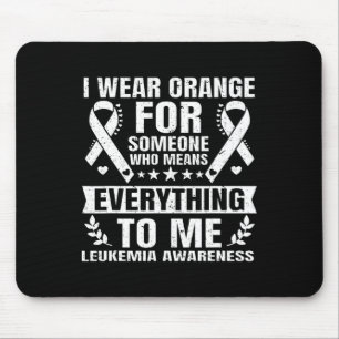 September Orange Leukaemia Awareness Mouse Mat