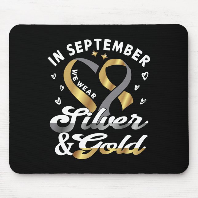 September We Wear... Asl Deaf Pride Deaf Awareness Mouse Mat (Front)