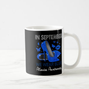 September Wear Blue High Heels Ataxia Awareness  Coffee Mug