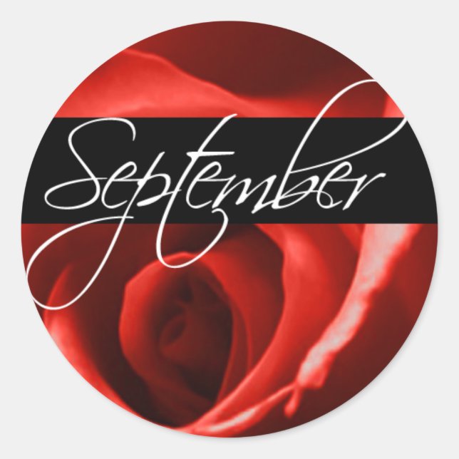 September Wedding And Event Envelope Seal (Front)