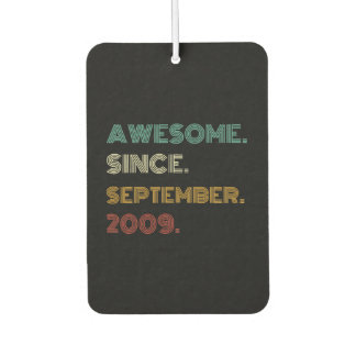 septemer gift car air freshener