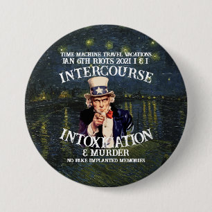 Septic Gun Violence Rights LGBTQ Gay Bisexual US 7.5 Cm Round Badge