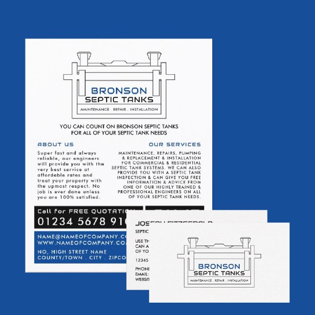 Septic Tank, Septic Company, Septic Engineer Flyer (Creator Uploaded)