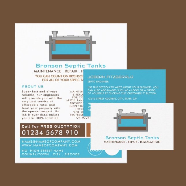 Septic Tank, Septic Company, Septic Engineer Flyer (Creator Uploaded)