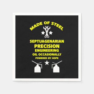 Septuagenarian Birthday Napkin