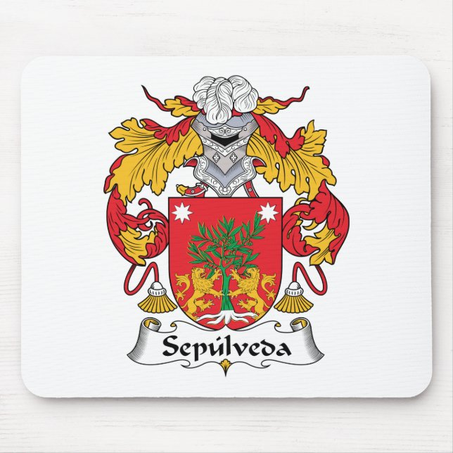 Sepulveda Family Crest Mouse Mat (Front)
