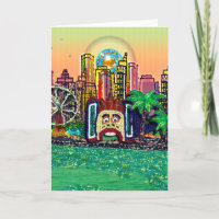 Sequin Art Birthday Card | Sequin Harbor Fun Park