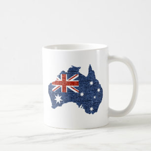 sequin australian flag coffee mug