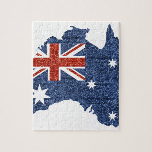 sequin australian flag jigsaw puzzle