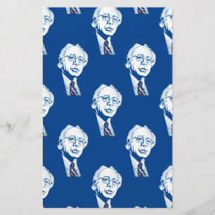 sequin bernie sanders stationery