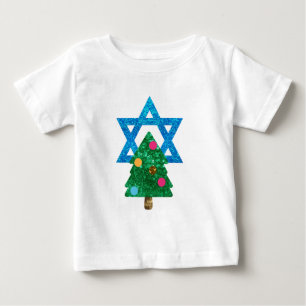 sequin christmukkah hanukkah baby T-Shirt
