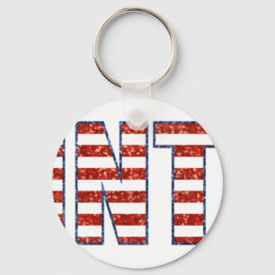sequin Clinton Key Ring