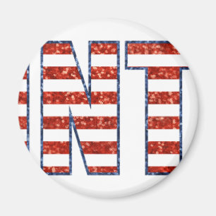 sequin Clinton Magnet