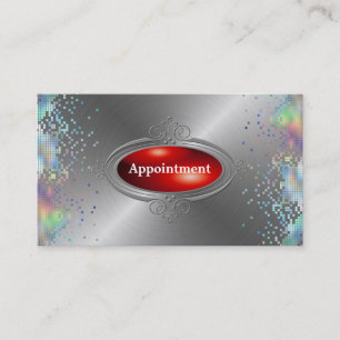 Sequin Elegant Appointment  Template Card