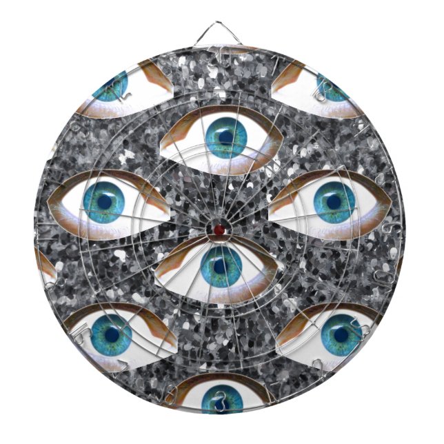 sequin eyes dartboard (Front)