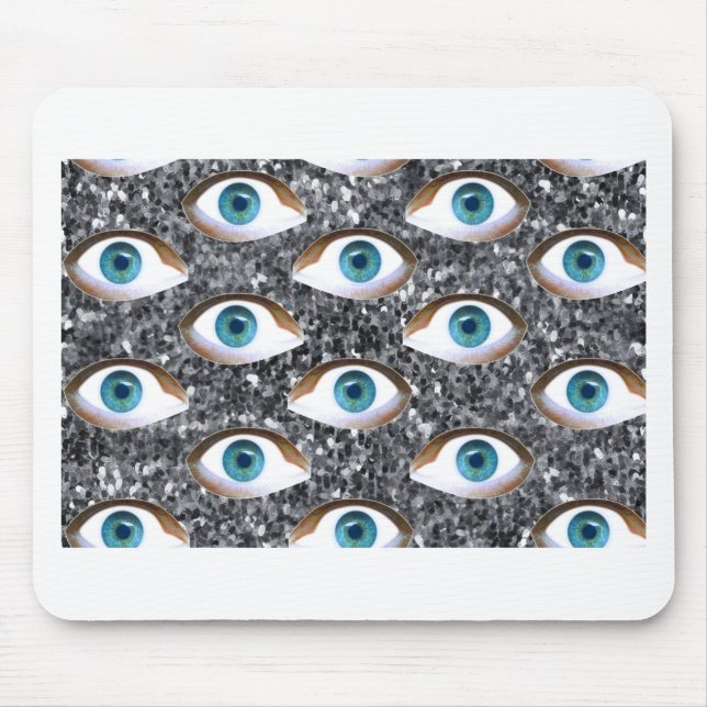 sequin eyes mouse mat (Front)