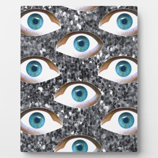 sequin eyes plaque (Front)