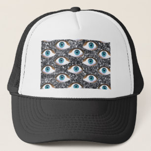 sequin eyes trucker hat