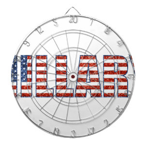 sequin hillary dartboard