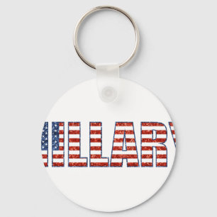 sequin hillary key ring