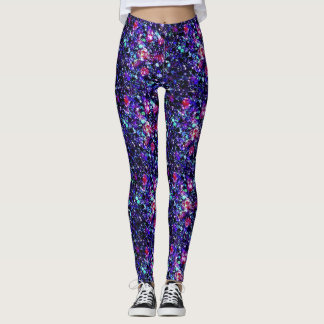 Sequin Jewel Print Leggings