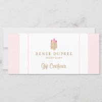 Sequin Lipstick Logo Salon & Spa Gift Certificate