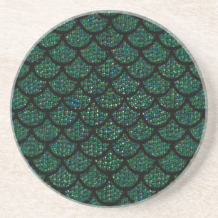 sequin mermaid coaster